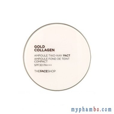 Phan Gold Collagen Ampoule Two-way Pact The Face Shop