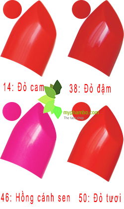 Son moi FIRIN professional cua nga - easily smearing quality lipstick (5)
