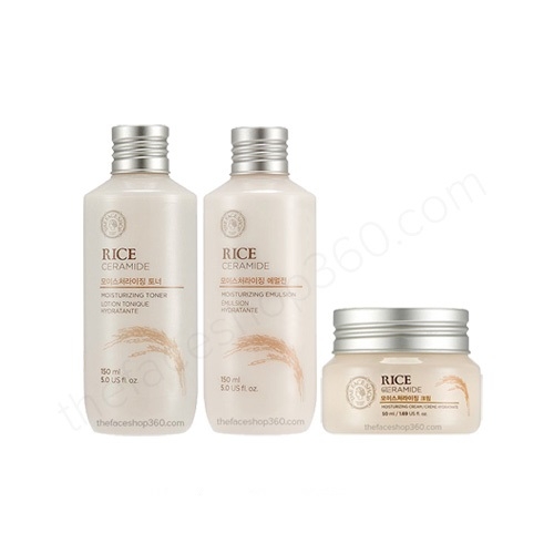 Nuoc hoa hong gao Rice ceramide moisture toner – The face shop (4)