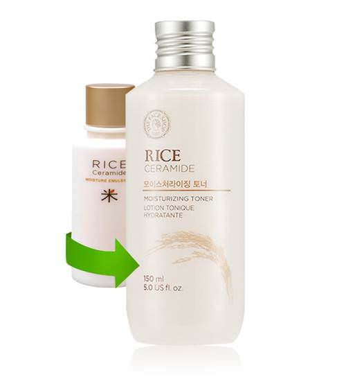 Nuoc hoa hong gao Rice ceramide moisture toner – The face shop (5)