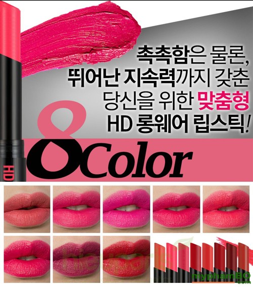 Son HD Longwear Lipstick Han Quoc Ecole (6)