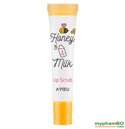 Tay Te Bao Chet Moi Honey Milk Lip Scrub APieu (1)