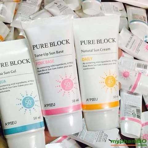 Kem chng nng a’pieu pure block natural sun cream (1)