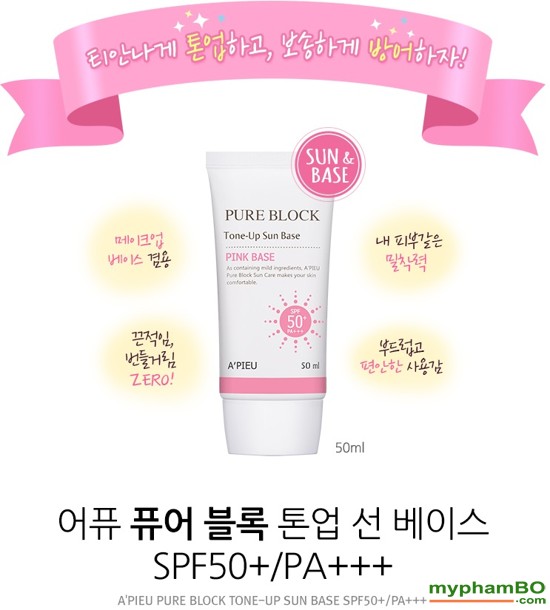 Kem chng nng a’pieu pure block natural sun cream (3)