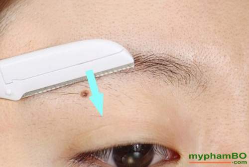 Dao cao chan may the face shop folding eyebrow trimmer (2)
