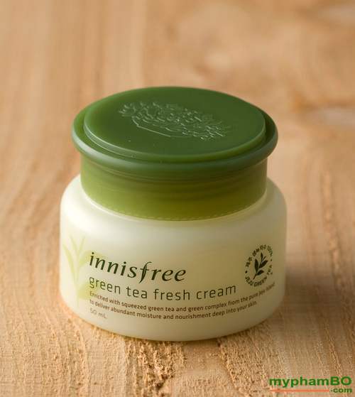 Kem duong tra xanh Green Tea Fresh Cream Innisfree (6)