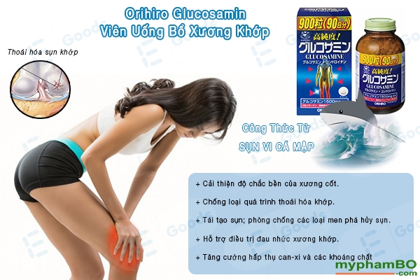 Vien uong Glucosamine Orihiro – Thuoc bo xuong tang cuong sun khop Nhat Ban (1)(1)
