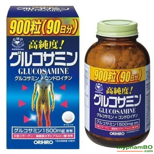 Vien uong Glucosamine Orihiro – Thuoc bo xuong tang cuong sun khop Nhat Ban (4)