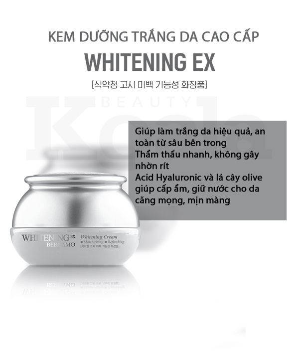 Kem duong trang da Bergamo Whitening EX Cream (5)