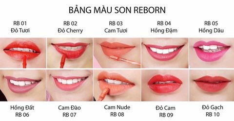 Son kem li Reborn matte lipstick - My (7)
