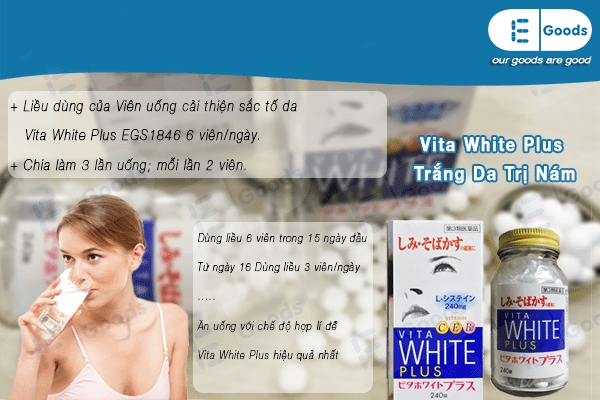 Vien uong trang da Vita White Plus 240 vien - Nhat ban (3)