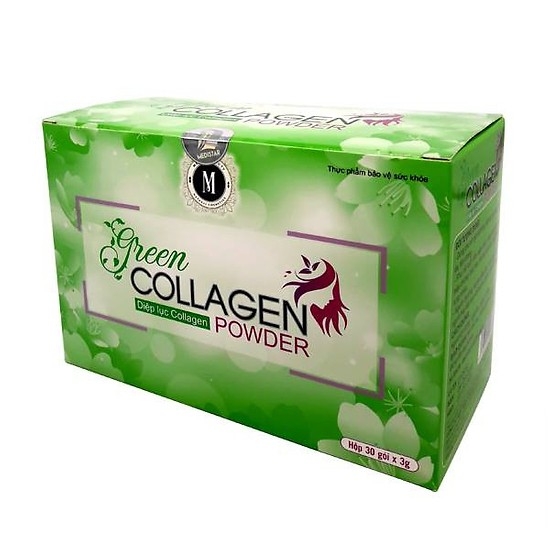 Diep luc Collagen (Green Collagen Powder) - dep da, chong lao hoa, can bang noi tiet (5)