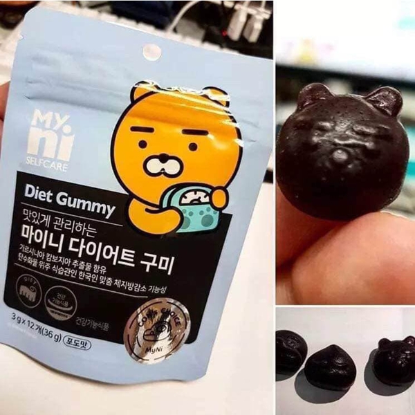 Keo Giam Can Han Quoc Diet Gummy Kakao Friends (6)
