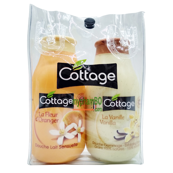 Quy cách Set 2 chai sữa tắm Cottage 250ml - Pháp