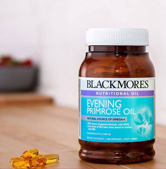 Quy cách Viên tinh dầu Hoa Anh Thảo Blackmores evening primrose oil 190 viên