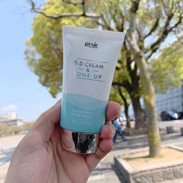 quy cách Kem nền chống nắng Genie DD cream & tone up - Hàn Quốc